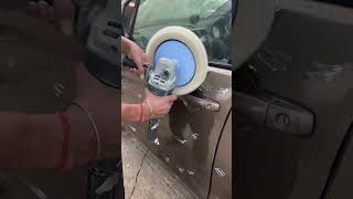 Ritz car front damage 🚘🚗 youtubeshorts car painting shots damage reels work [upl. by Mcquoid]