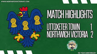 Uttoxeter Town v Northwich Victoria  MFL  10824 [upl. by Darwin255]