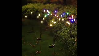 Solar Firefly Lights Outdoor Christmas Lights [upl. by Aicnelev]