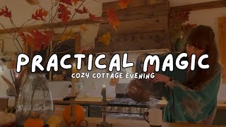 🕯️🍁 A cozy practical magic fall evening ✨ Cottagecore Slow Living Countryside Cozy Cottage [upl. by Arabrab947]