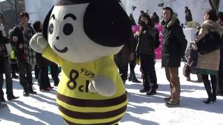 UHBデジタル8ch「みちゅバチ」第62回さっぽろ雪まつり 北海道札幌市 Sapporo snow festival in Sapporo Hokkaido [upl. by Dweck]