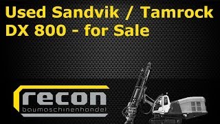 Used Sandvik DX 800 FOR SALE  Blasthole Drilling Rig  Used Tamrock Ranger 800  Used Rock Drill [upl. by Braden]