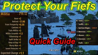 Protect Bannerlord Kingdom Fiefs Easier Quick Guide Flesson19 [upl. by Ahseret]