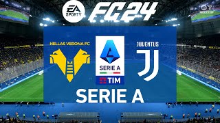 FC 24  Verona vs Juventus  Serie A 2425  PS5 Full Match [upl. by Devlin]