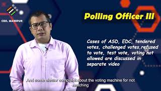 Duties of Polling Officer  All You Need To Know English [upl. by Yro]