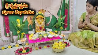 కృష్ణాష్టమి పూజ విధానం  Sri Krishna Janmastami Pooja Vidhanam  Krishnastami 2024 [upl. by Ayyidas778]