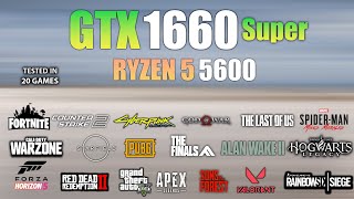 GTX 1660 Super  Ryzen 5 5600 Test in 20 Games in 2024 [upl. by Nageet]