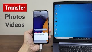 How to Transfer Photos or Videos from Android to Laptop or PC [upl. by Egarton296]