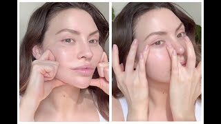 Face Sculpting Massage  Depuff Eyes amp Lift Cheekbones  MUST TRY [upl. by Nolyak]