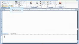 Word 12  Intestazione piè di pagina inserimento di clip e immagini [upl. by Kimura]