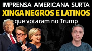 SURTARAM Imprensa americana xinga negros e latinos por terem votado no TRUMP [upl. by Vivien]