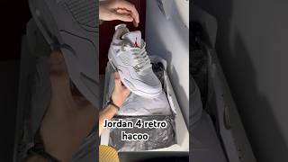 JORDAN 4 RETRO WHITE OREO  Haul Hacoo [upl. by Hyo]