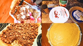 DELICIOUS NO BAKE DESSERTS easy PUMPKIN CHEESECAKE amp ROCKY ROAD BARS [upl. by Bodnar792]