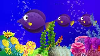 Bedtime Lullabies and Peaceful Fish Animation Lullaby Aquarium Soothing fishes fishlullaby  17 [upl. by Navaj]