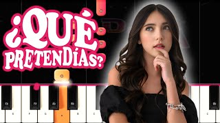 Soy Pau  Que pretendías Piano Tutorial  FÁCIL  EASY 🎹 [upl. by Hannaj]