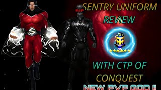 NEW PVP GOD SENTRY UNIFORM REVIEW WITH CTP OF CONQUESTMarvel Future Fight [upl. by Ojillib]