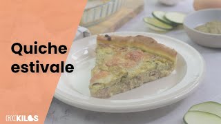 Une recette facile de quiche estivale au thon et courgette [upl. by Holly-Anne]