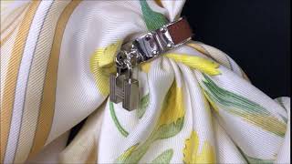 HERMES© Kelly H Scarf Ring by Carre de Paris© [upl. by Ollopa]