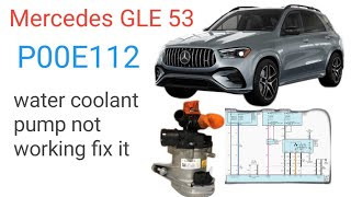 Mercedes GLE 53 P00E112 Fault Code fix it [upl. by Semajwerdna]