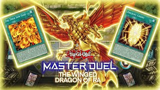 THE WINGED DRAGON OF RA DECK  NEW SPECIAL ANIMATIONS 10000ATK Rank Season 23  YuGiOh Master Duel [upl. by Mendy]