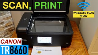 Canon Pixma TR8660 Scanning amp Printing Review [upl. by Chavez244]