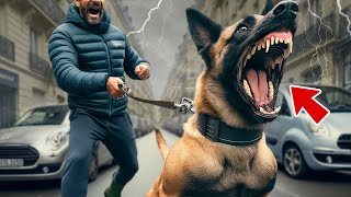 MALINOIS ATTAQUE TOUT  Chiens Voitures Vélos Joggers 🐶🚗🚴‍♂️🏃‍♂️ [upl. by Laikeze]