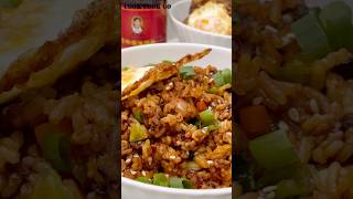 Super Easy Chili 🌶️ Oil Pork Fried Rice🍚 laoganma [upl. by Leuqar]