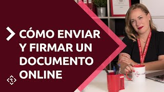 Cómo enviar y fimar documentos online  Con HelloSign [upl. by Ennovihs]