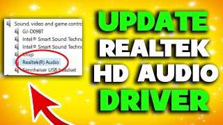 How to Download and Update Realtek HD Audio Driver on Windows 10Windows 11 [upl. by Granniah928]