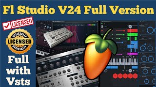 FL STUDIO V24 WITH ALL PLUGINS  Fl studio latest with licence  Fl studio ka latest version [upl. by Anerac]