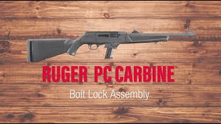 Ruger® PC Carbine™ Bolt Lock Assembly Tech Tip [upl. by Mercie]