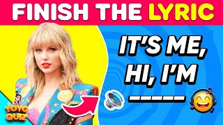 Finish the Lyrics of TikTok Most Popular songs  Viral Tiktok Songs Of 20222023 [upl. by Hyrup]