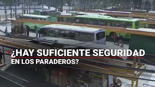 ¿Existe la seguridad suficiente en los paraderos de transporte de la CDMX [upl. by Etterraj630]