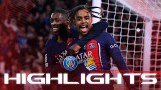 HIGHLIGHTS  PSG 20 REAL SOCIEDAD ⚽️🏆 UCL [upl. by Ybsorc851]