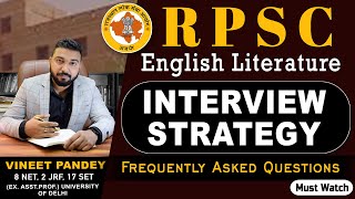 How To Prepare For English Literature Interview  FAQs And Very Imp Questions Must Watch For All [upl. by Aneema]