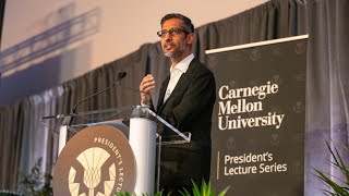 Presidents Lecture Series Sundar Pichai [upl. by Rehctaht258]