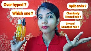 Matrix opticare care amp biolage hair serum review and comparisonMatrix hair serum [upl. by Nallad]