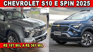 SPIN E S10 2025 AS ATUALIZAÇÕES DA CHEVROLET [upl. by Arikat]