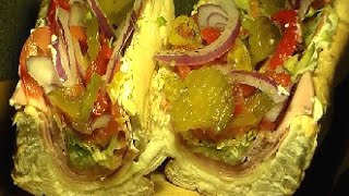 How To Make A PHILLY Italian HOAGIE From Home Philly SUB Sandwich Recipe [upl. by Uriia]