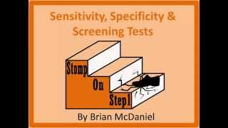 Sensitivity Specificity Screening Tests amp Confirmatory Tests [upl. by Ertemed781]