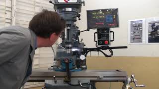 Milling Machine  Aligning Work using a Dial Gauge [upl. by Adaminah]