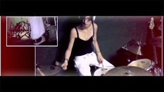 The Strokes  Under Cover Of Darkness DRum Cover By Cinbatteuse  Cindy RAOUX [upl. by Revell]