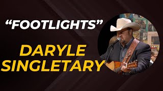 A Tribute to Merle Haggard  Daryle Singletary sings quotFootlightsquot [upl. by Airtemad952]