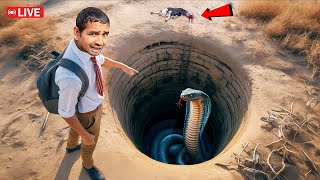 Mysterious Snakes In🐍100 Year Old Well 😰 [upl. by Hayyikaz]