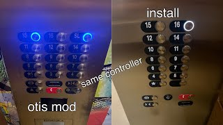 Strange Otis Mod amp Install Traction Elevators  The Confidante Miami Beach FL [upl. by Odlawso76]