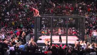 Kurt Angle Moonsault off the Steel Cage [upl. by River]