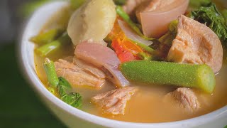 Pork Sinigang in Gabi Recipe [upl. by Nofpets728]