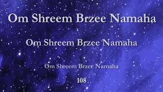 Om Shreem Brzee Namaha The Lakshmi Mantra 108 Times [upl. by Eppie]