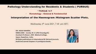 Pursue 14 F LiveInterpretation of the Haemogram Histogram Scatter Plots [upl. by Sternlight]