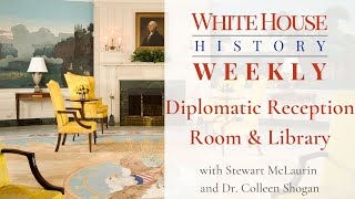 White House History Weekly Diplomatic Reception Room and Library [upl. by Eardnoed]